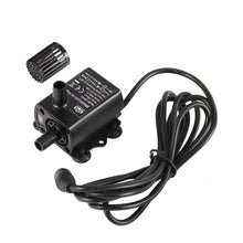 Load image into Gallery viewer, Decdeal Ultra-quiet Mini Brushless DC/USB Water Pump 5/12V 5-10W 250-400L/H Lift 300cm Submersible Fountain Aquarium Circulating
