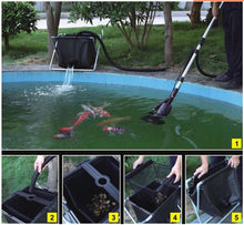 Load image into Gallery viewer, swimming pool cleaner fish pond skimmer fish pond floating trash cleaning machine 135w 8500L/h more power saving than vacuum
