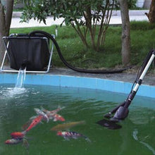 Load image into Gallery viewer, swimming pool cleaner fish pond skimmer fish pond floating trash cleaning machine 135w 8500L/h more power saving than vacuum
