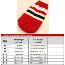 Load image into Gallery viewer, Cartoon Puppy Dog Sweater Winter Warm Clothing for Small Dogs Christmas Costume Chihuahua Coat Knitting Crochet Cloth Jersey

