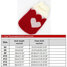 Load image into Gallery viewer, Cartoon Puppy Dog Sweater Winter Warm Clothing for Small Dogs Christmas Costume Chihuahua Coat Knitting Crochet Cloth Jersey
