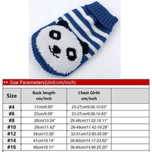 Load image into Gallery viewer, Cartoon Puppy Dog Sweater Winter Warm Clothing for Small Dogs Christmas Costume Chihuahua Coat Knitting Crochet Cloth Jersey
