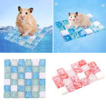 Load image into Gallery viewer, Hamster Cooling Mat Summer Crystal Bed Cooling Pad For Small Animals Small Pet Cooling Mat Pets
