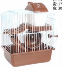 Load image into Gallery viewer, Little Hamster Cage Don&#39;t Hamster Cage Villa Supplies Full Set of Small Nest Gold Bear Oversized Basic Cage Deluxe Set
